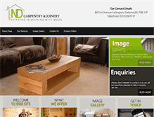 Tablet Screenshot of ndcarpentryandjoinery.co.uk